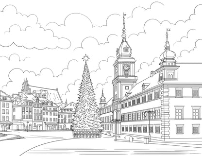 Christmas Coloring Book (A4)