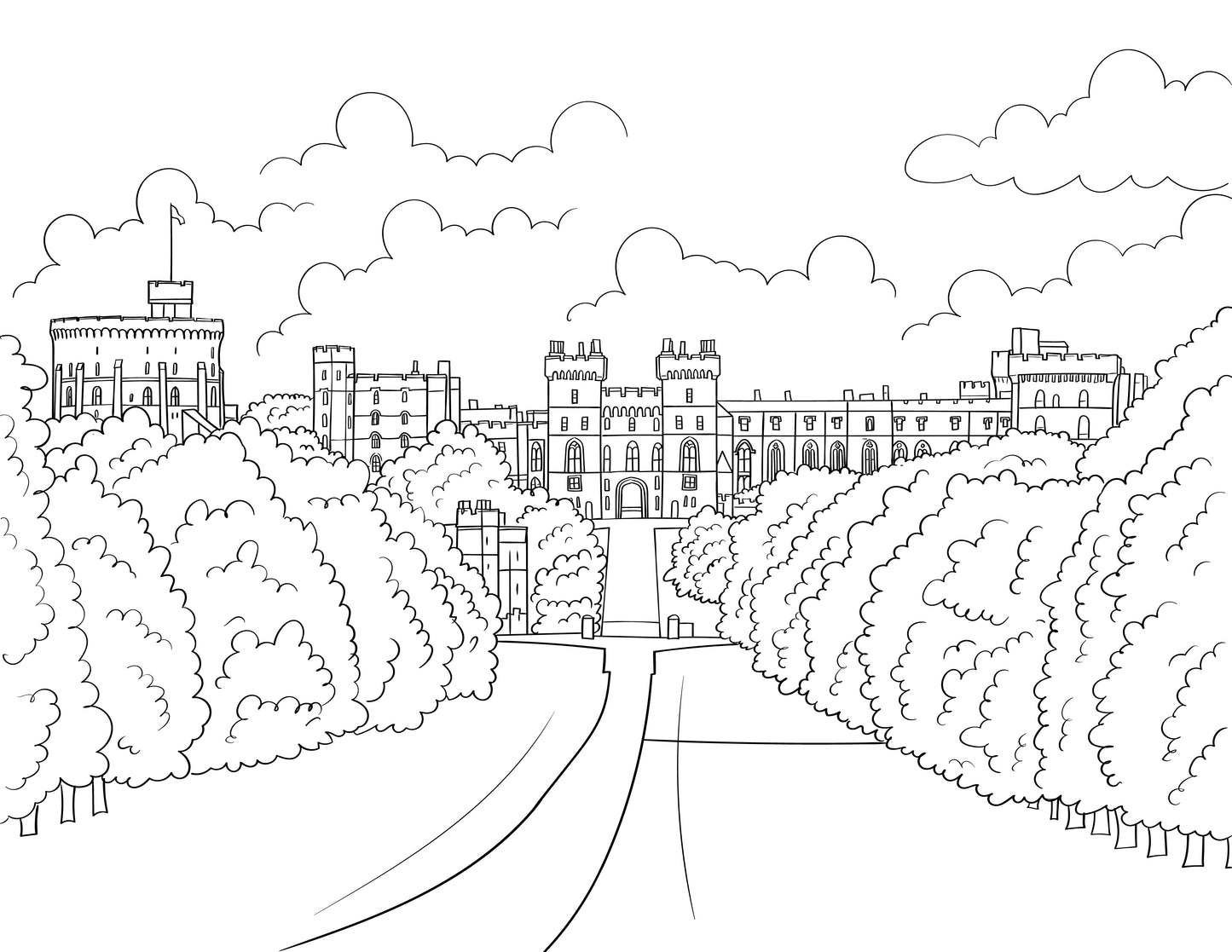 Windsor Colouring Book (A4)