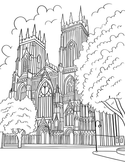 York Colouring Book (A4)