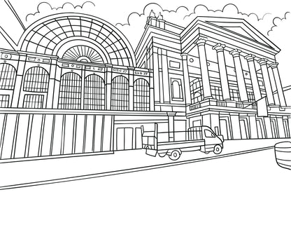 Covent Garden Colouring Book (A4)