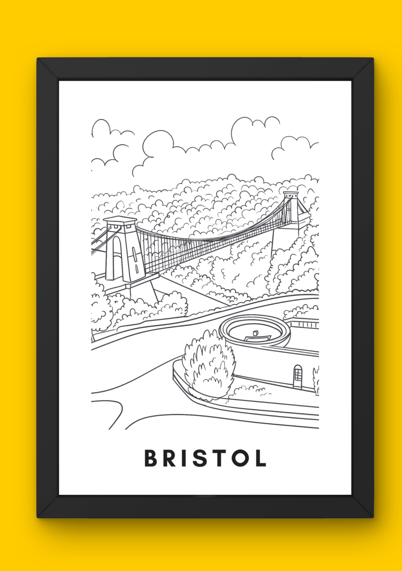 Bristol Wall Art (A4)