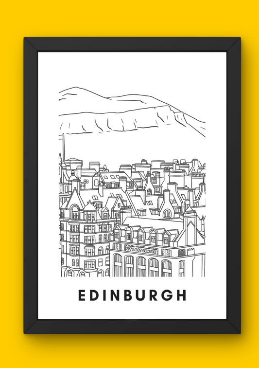 Edinburgh Wall Art (A4)