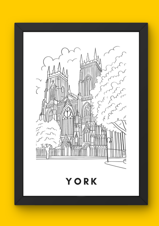 York Wall Art (A4)