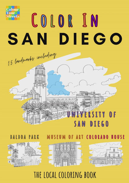 San Diego Coloring Book (A4)