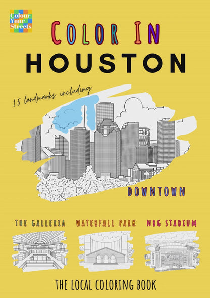 Houston Coloring Book (A4)