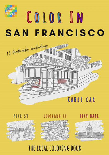 San Francisco Coloring Book (A4)