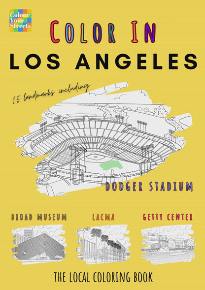 Los Angeles Coloring Book (A4)