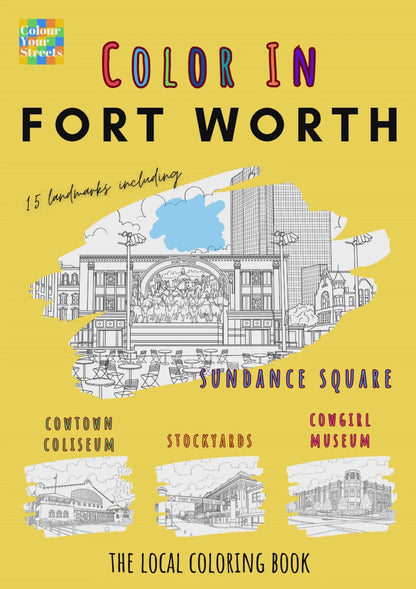 Fort Worth Coloring Book (A4)